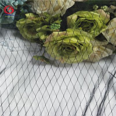 China Viable High Quality Check Embroidery Diamond Tulle Lace Up Fabrics For Dress for sale