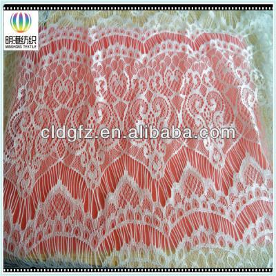 China MG2021 Sustainable Embroidered Beaded Lace Tulle Fabric For Baptism Dress for sale