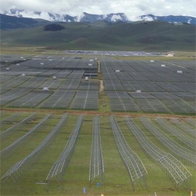 China GQ-F Stahlfestmontage-System für die Landwirtschaft Photovoltaik-PV-Klammer für Berge, Fischbecken, Farmen zu verkaufen