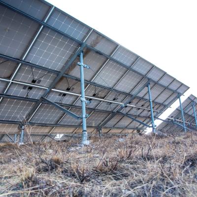 China GQ-F de acero montado en montaña fija PV sumergido en caliente galvanizado y revestido con Al-Mg-Zn en venta