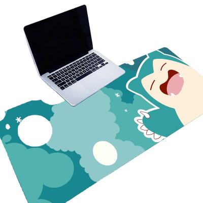 China Anti-Fall Computer Mouse Pad Large Gaming Mouse Pad Soft Felt Desk Pad for sale