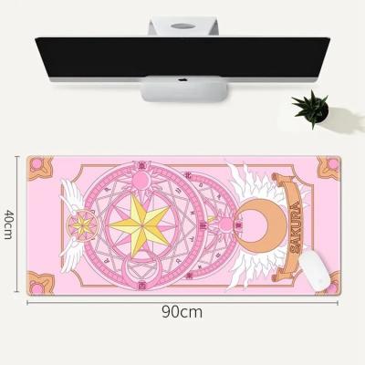 China Miscellaneous Gaming Factory Sale Keyboard Game Large Mousepad Girl Star Moon Sakura Desk Mouse Mat for sale