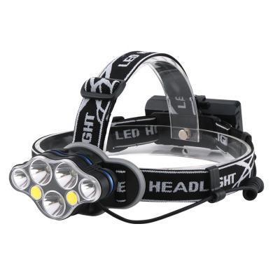 China Shenzhen Factory High Lumen Headlamp 5000lm Camping Camping Headlamp For Outdoor Mines Searching Rescue for sale