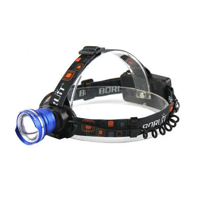 China Super Bright Zoom LED Telescopic Headlight T6 18650 Battery Camping Rechargeable 1000 LM Headlight for sale