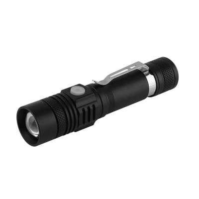 China C6 Zoom Flashlight 1000 Lumen T6 LED Flashlight Camping Portable Rechargeable Torch Light for sale