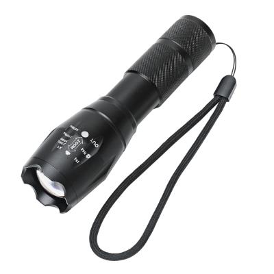 China Rechargeable Camping Custom 5 Work Modes Zoom Flashlight For Camping for sale