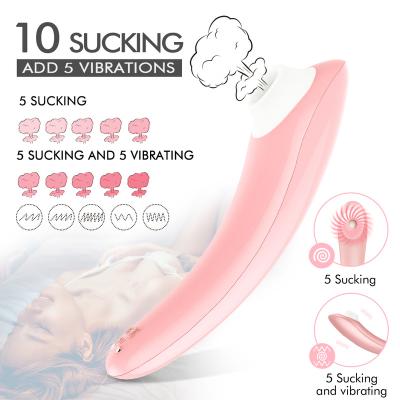 China Hot Selling Vibrating+sucking Nipple Vibrator Suction Clitoris Stimulation Sucker Clitoral Sucking Sex Toys Woman for sale