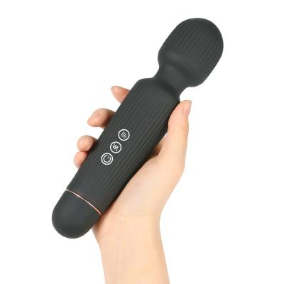 China 20 Frequencies Vibration Hot Sale Sex Toys Silicone AV Massager Strong Vibrating Magic Wand For Woman for sale