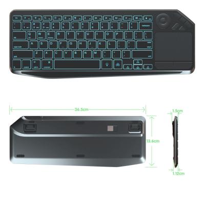 China Suitable forBluetooth 2 Touch Computer Keyboard Tablet TV Multimedia Keyboard Waterproof Wireless Dual Mode Hot Key Keyboard for sale