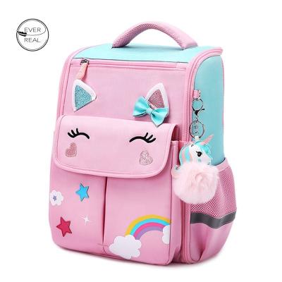 China Foldable British Style Everreal Backpack Splashproof Kids Shape Cartoon Animals Bookbag Kids Backpack School Bags for sale