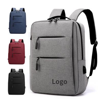 China With Custom Logo USB Charger USB Bookbag Anti Theft Smart Laptop Backpack Bag With USB Charging Port for sale