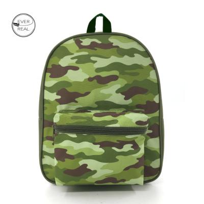 China Everreal Durable Customization Cheap Price Sublimation Backpack School Bags Kids Camouflage Rucksack For Boys Students for sale