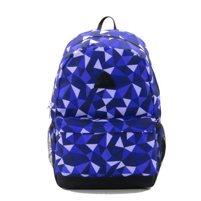 China Factory Customization Large Capacity BSCI Geometric Teens Laptop Backpack Boys Men School Bags For Students for sale