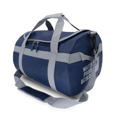 China Durable Travel Tote Cubes Custom Private Everreal Logo Weekender Overnight Bag Gym Travel Duffel Bag For Team Players Workouts for sale