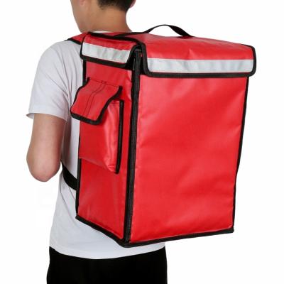 China Factory Wholesale Waterproof 42L Large Waterproof Everreal Box Cake Fast Food Pizza Delivery Bag Takeout Backpack for sale