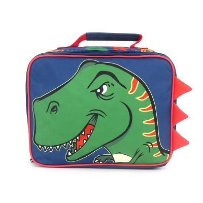 China Everreal Waterproof Mini Cooler Back To School Thermal Meal Tote Kit For Kids Girls Boys Dinosaur Lunch Bag Insulated Soft Bag for sale