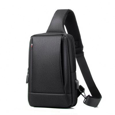 China High Quality Fashion Business Casual Dress Shoulder Bag Messenger Bags For Men With USB Filling Cross - Body Bag for sale