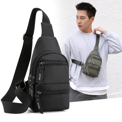 China High Quality Solid Color Custom Waterproof Oxford Small Cross - Body Cheat Bag Messenger Bags For Man for sale