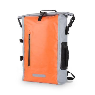 China Logo Pvc Logo Cylinder Office Dry Bag Outdoor Foldable Dry Backpack Hiking Travel Backpack Camping Tarp Waterproof Custom Package for sale