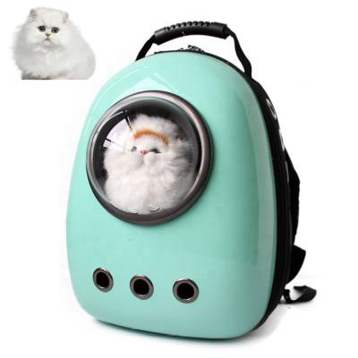 China Viable Portable Airline Approved Breathable Pet Carrier Cat Kitten Dog Astronaut Capsule Window Backpack Bag for sale