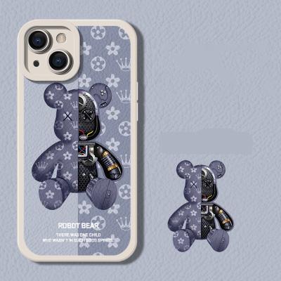 China 100% Cool Mechanical Bear Phone Case Eco-friendly Fashion Phone Cases For Funda iPhone 11 13 12 Pro 13 12 Mini X XR XS 6 7 8 Max Plus Luxury Cover Coque Etui for sale