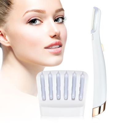 China Women Plastic Facial Shaver Glow Eyebrow Dermaplane Shavers Speed ​​Shaver ODM Facial Hair fuzzremoval Dermaplaning Shaving Tool for sale