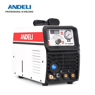 China Building Material Shops ANDELI CT-520DP Single Phase Multifunctional Smart Pulse Welder 3 in 1 Welding Machine with CUT/MMA/TIG Welding Machine 3 in 1 for sale