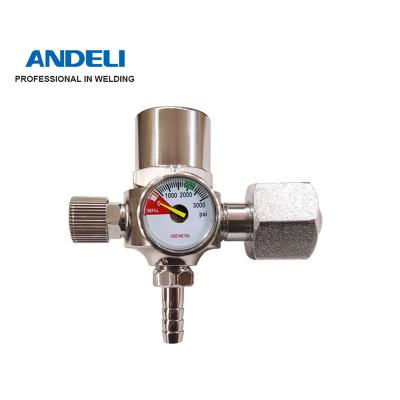 China ANDELI Gas Meter Anti-Drop Welding Type OBC-195 Argon Pressure Flow Regulator For TIG Welding Machine OBC-195 Argon Pressure Reducer for sale