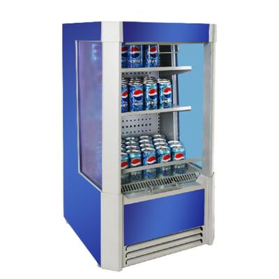 China Large Single-temperature Airline Party Commercial Open Cooler/Refrigerator/Refrigerator For Beverage Water Beer Milk for sale