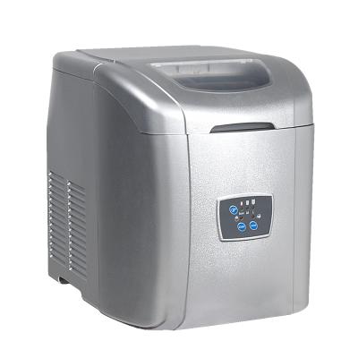 China Hotel OEM Factory Mini Countertop DC Plastic Cabinet Ice Maker Machine For Travel for sale