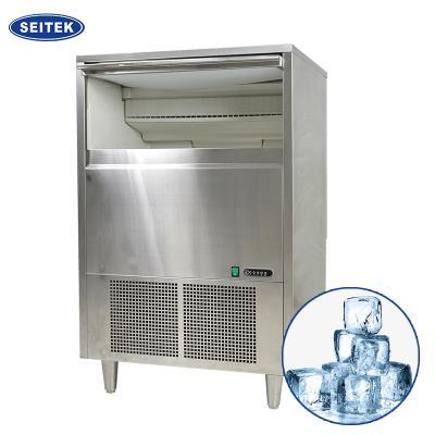 China OEM Large Capacity Restaurant 90KG Outdoor Commercial Cube Ice Maker Making Machine For Bar for sale