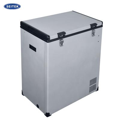 China High quality 12/24V AC-DC temperature conntroller aluminum electronic car freezer for caravan and home for sale