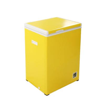 China 139L Car Single Door Top Chest Large Deep Freezers Refrigerators Fridge With Compressor Cooling System For Home for sale