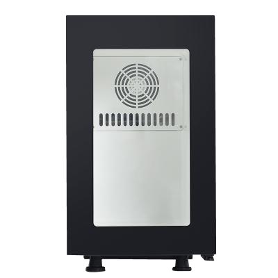 China Single-temperature small milk cooler for coffee machine milk refrigerator fridge with glass door to keep milk fresh for sale