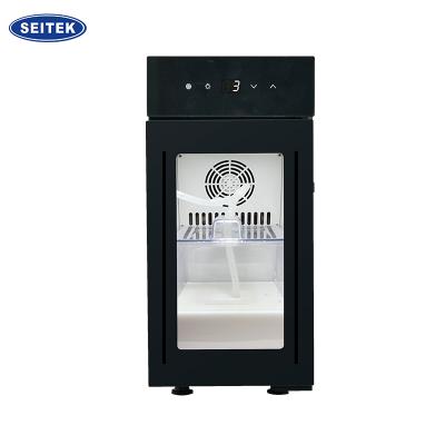 China High Quality Glass Display Mini Door Single-temperature Milk Cooler Hotel Refrigerator For Coffee Machine for sale