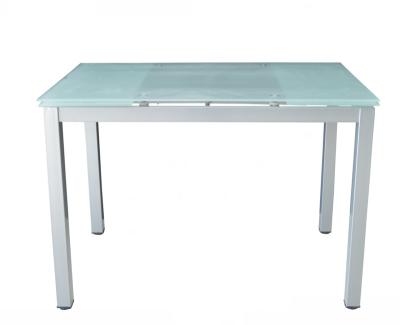 China Extendable Modern Glass Dining Table for sale