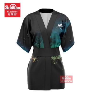 China New Breathable Wholesale Pattern Mens Soft Satin Kimono Bath Robe With Custom Logo for sale