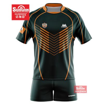 China Factory Price Sublimation Rugby Antibacterial Reversible Tank Top and Shorts MOQ Team Set Custom Design Rugby Full Tank Top for sale