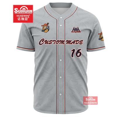 China High quality men's sublimation PRINT fingerboard baseball jersey mesh custom baseball tank top antibacterial with custom logo for sale