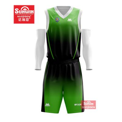 China Wholesale price custom antibacterial basketball uniform/new design printed sublimated baseball uniform/sports basket ball uniform for sale