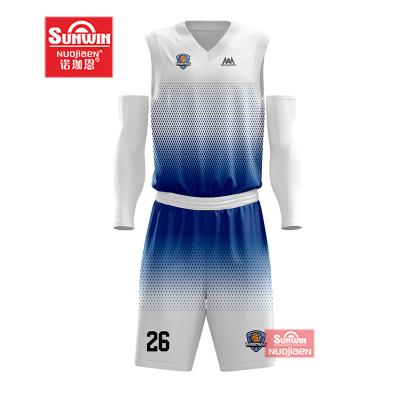 China Custom Sublimated Antibacterial Basketball Tank Top Basketball Uniform Design Your Team for sale