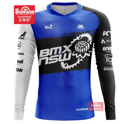 China Antibacterial Custom Motocross Jersey Downhill Motorcycle And Racing Wear for sale