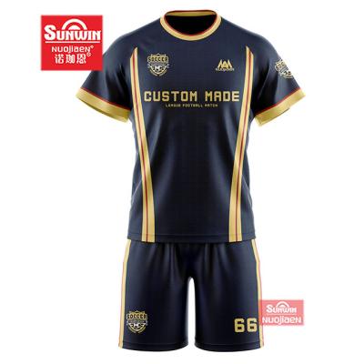 China High Quality Sublimated Soccer Mens Mens Sports Wear Soccer Jersey Custom Made Football Uniform for sale