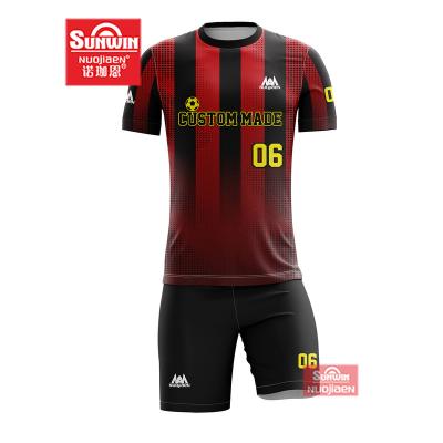 China Shirts & Tops Cheap Sublimated Custom Soccer Shirt Football Club Uniform Set Mens Customized Soccer Jersey for sale