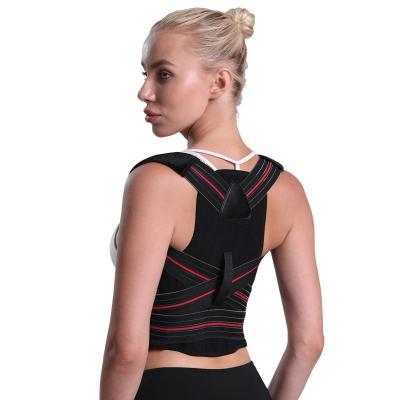 China Adjustable waistband back support and breathable back brace improves posture and provides back support for sale