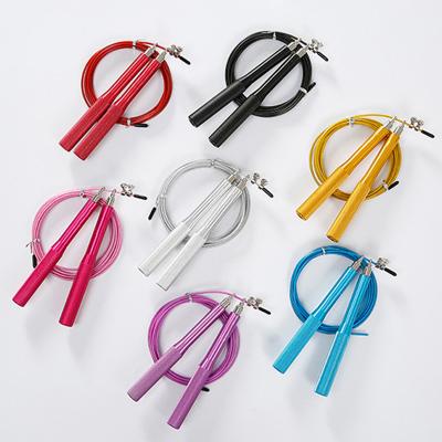 China Gym Exercise TS-914# Jump Rope Steel With Logo High Speed ​​Ball Bearing Jump Rope for sale