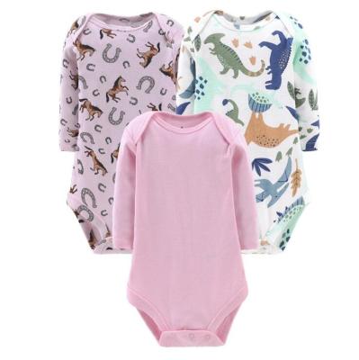 China Custom 100% Cotton Infant Jumpsuit Unisex 100% Infant Romper for sale