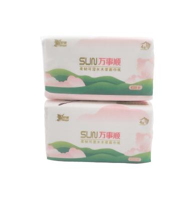 China 2 ply high quality car facial tissue disposable facial tissue cute bamboo box tissue or cotton facial tissue for sale