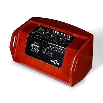 China No Guitar Playing 8 Inch Amp Party Outdoor Speaker Boxes Wooden Orange Guitar for sale