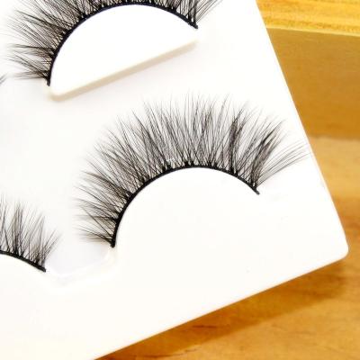 China 3D Curl Mink Lashes Natural Multilayer Stereo Private Label Hair False Eyelashes Mink Lashes for sale